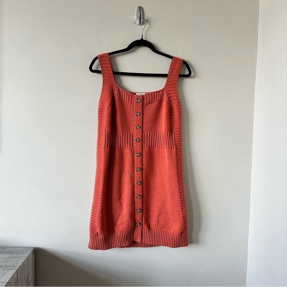 Jackson Rowe-Saranda Tiger Lily Button Front Knit Dress (Size:Small) - Picture 2 of 11